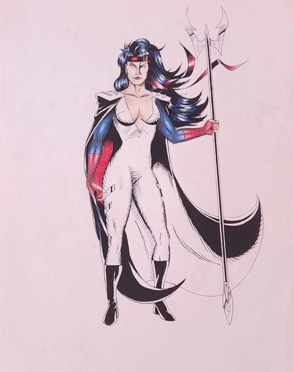 #18 Vintage Super Heros Drawing a ZATANNA Comic