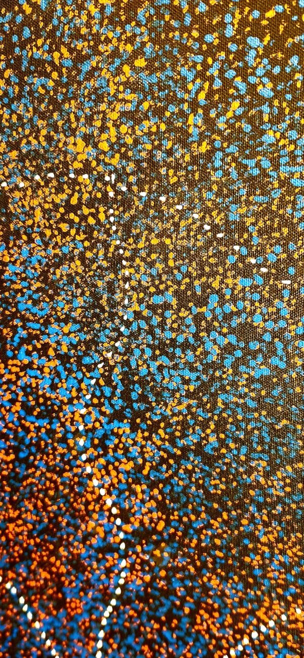 Gracie Perle Morton Ngale "Bush Plum Dreaming" genuine piece of Australian Aboriginal Art.  Artist: Gracie Perle Morton Ngale - Image 3