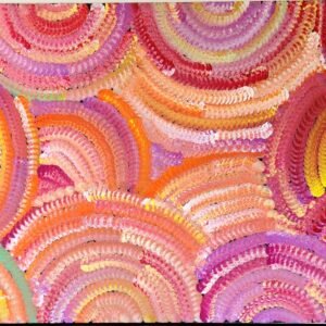 Janet Golder Kngwarreye "Yam Flower Dreaming" genuine piece of Australian Aboriginal Art.