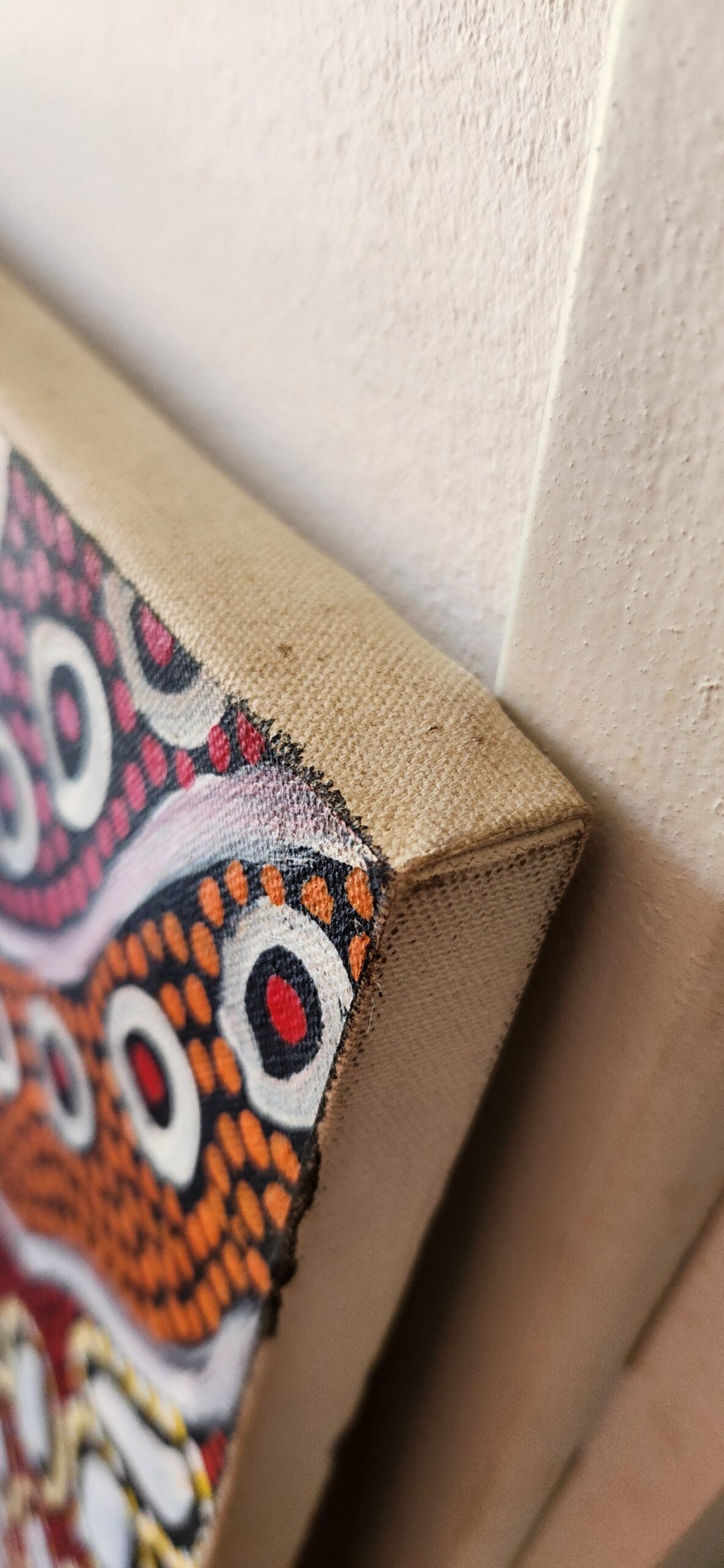 Anna Petjara, acrylic/canvas, "Utopia", a genuine work of Australian Aboriginal art. - Image 5