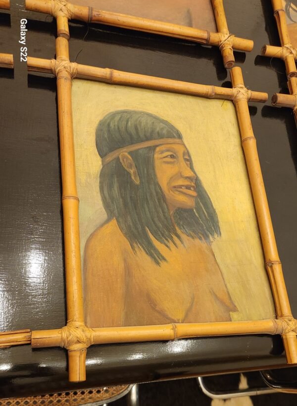 Six works, oil on wood, By Holden Jara (Paraquay) Guarani Indians of Paraguay - Image 6