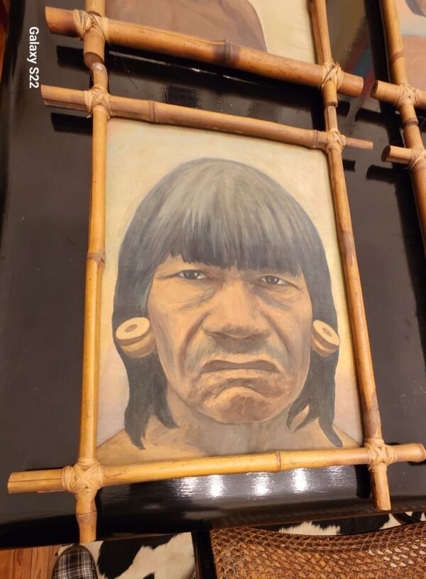 Six works, oil on wood, By Holden Jara (Paraquay) Guarani Indians of Paraguay - Image 5