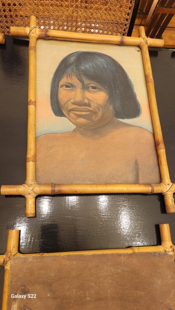 Six works, oil on wood, By Holden Jara (Paraquay) Guarani Indians of Paraguay - Image 4